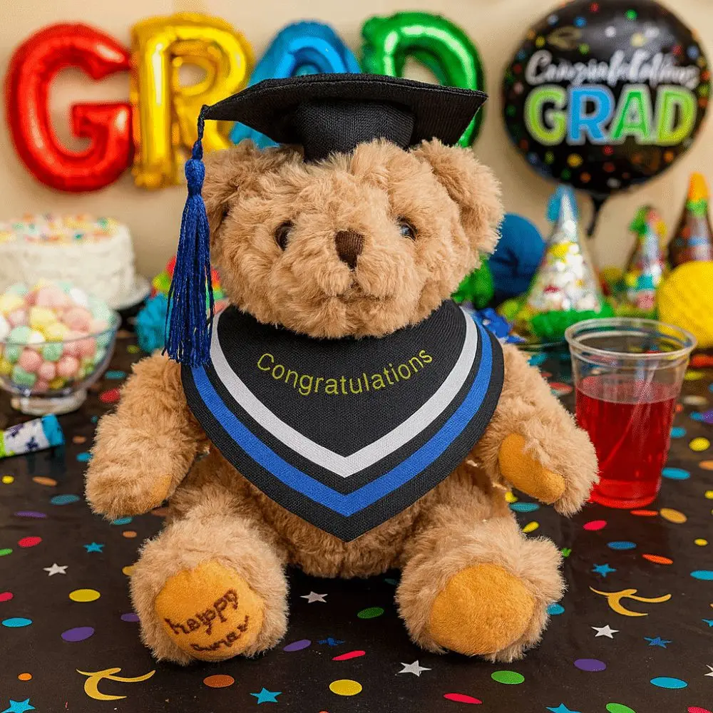 

Прекрасный выпускной сезон, плюшевая игрушка-медведь, 20 см, милый выпускной медведь, докторская шапка, мягкий плюшевый медведь, кукла-животное, подарок на выпускной