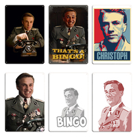 Hans Landa Metal Sign Cinema Garage Living Room Custom Poster Tin sign Poster