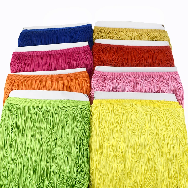 

1-5M 50cm Tassel Fringe Lace Trim Ribbon Sewing Latin Dress Skirt Curtain Decoration Trimming DIY Stage Clothing Garment Crafts