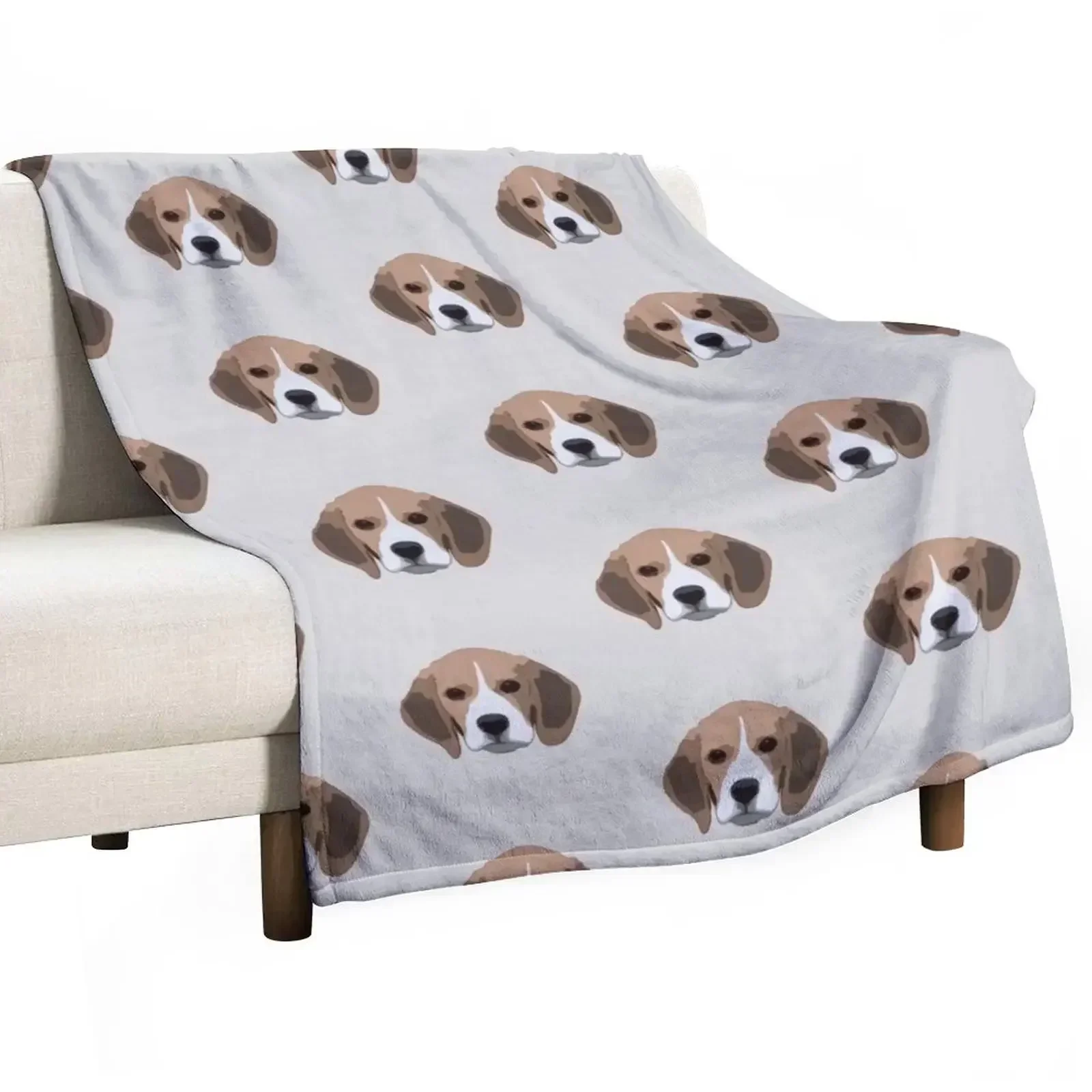 Beagle Throw Blanket sofa bed Luxury Heavy Plaid on the sofa Thermals For Travel Designers Blankets