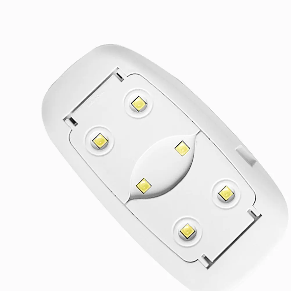 6W faltbare USB Nagel Lampe Led Gel Nagellack Trockner 30S 60S Timer für Home Salon Kunst Handwerk Maus Form UV Nagel Trockner Lampe