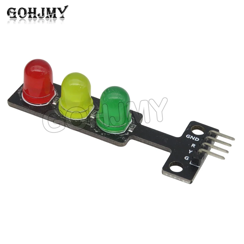 LED traffic light module 5V traffic light light-emitting module E-learning building block programming single control board