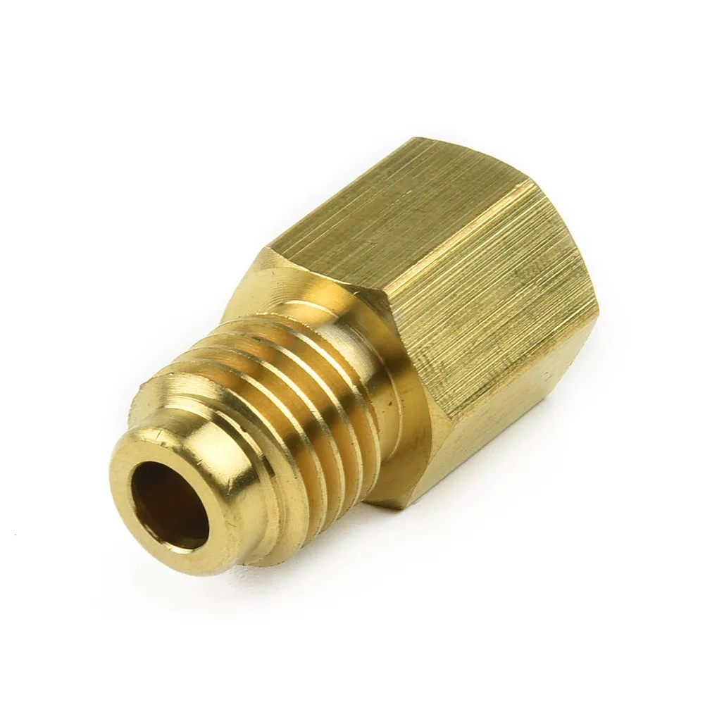 Mosiężny adapter klimatyzatora samochodowego Szybkozłącze 1/2 "ACME męski 1/4" SAE Ergonomiczna konstrukcja zapewniająca wysoką wydajność podczas — zdjęcie 7