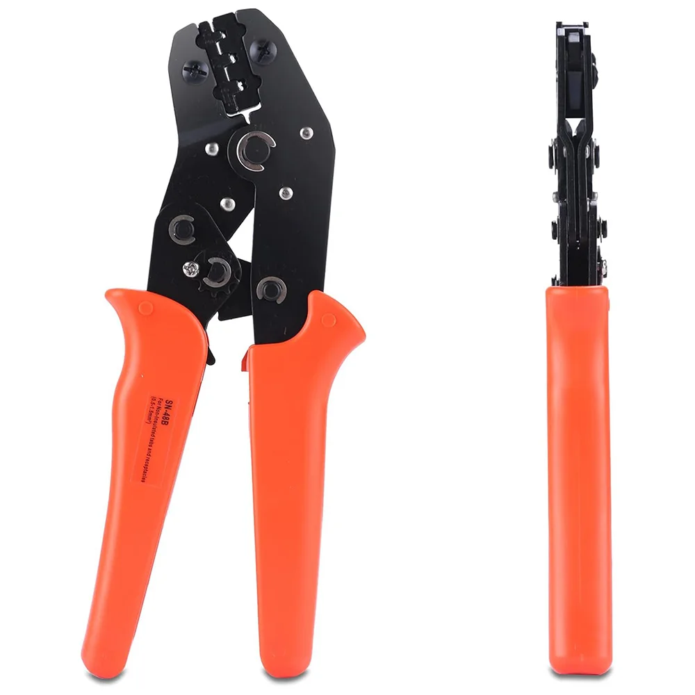 Ratcheting Crimper 26-16 AWG Wire Crimping Tool SN-48B Waterproof Connector Ratchet Dupont Crimp for 0.14-1.5mm² Terminals