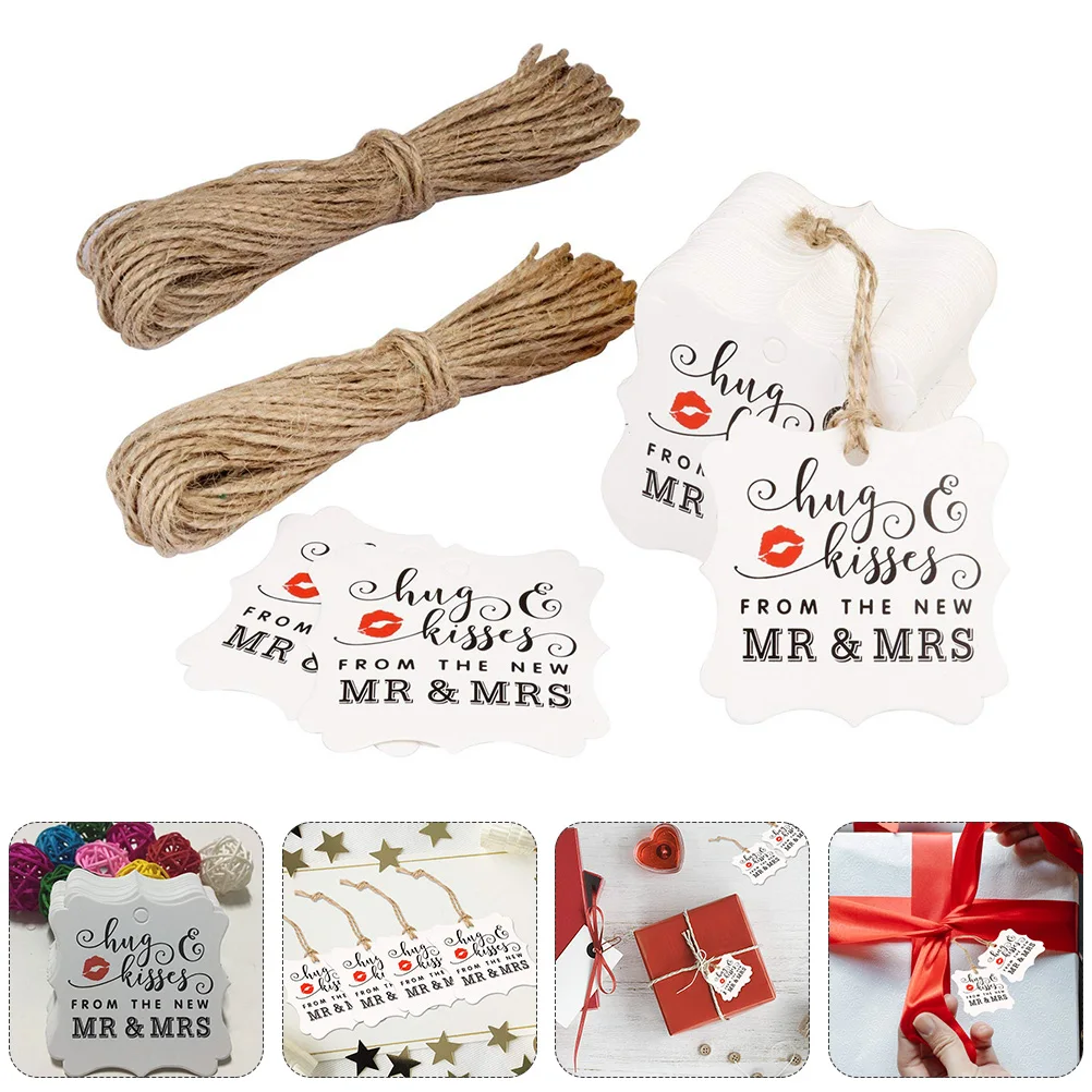 

Kraft Paper Hang Tags Packaging Decor Labels Gift Tags Beautiful Creative Party Supplies Wedding Anniversary Cake Clothing