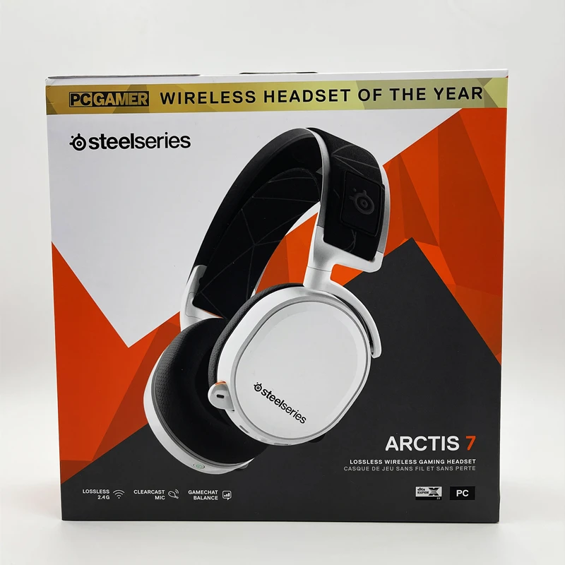 2019 Edition SteelSeries Arctis 7 Gaming Headset High  DTSXv2.0 7.1 Wireless game headset Headphone wear belt wheat