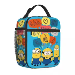 Minions Insulated Lunch Bag Cooler Bag  Lunch Container Dave Otto Kevin Large Lunch Box Tote Food Bag Work Outdoor