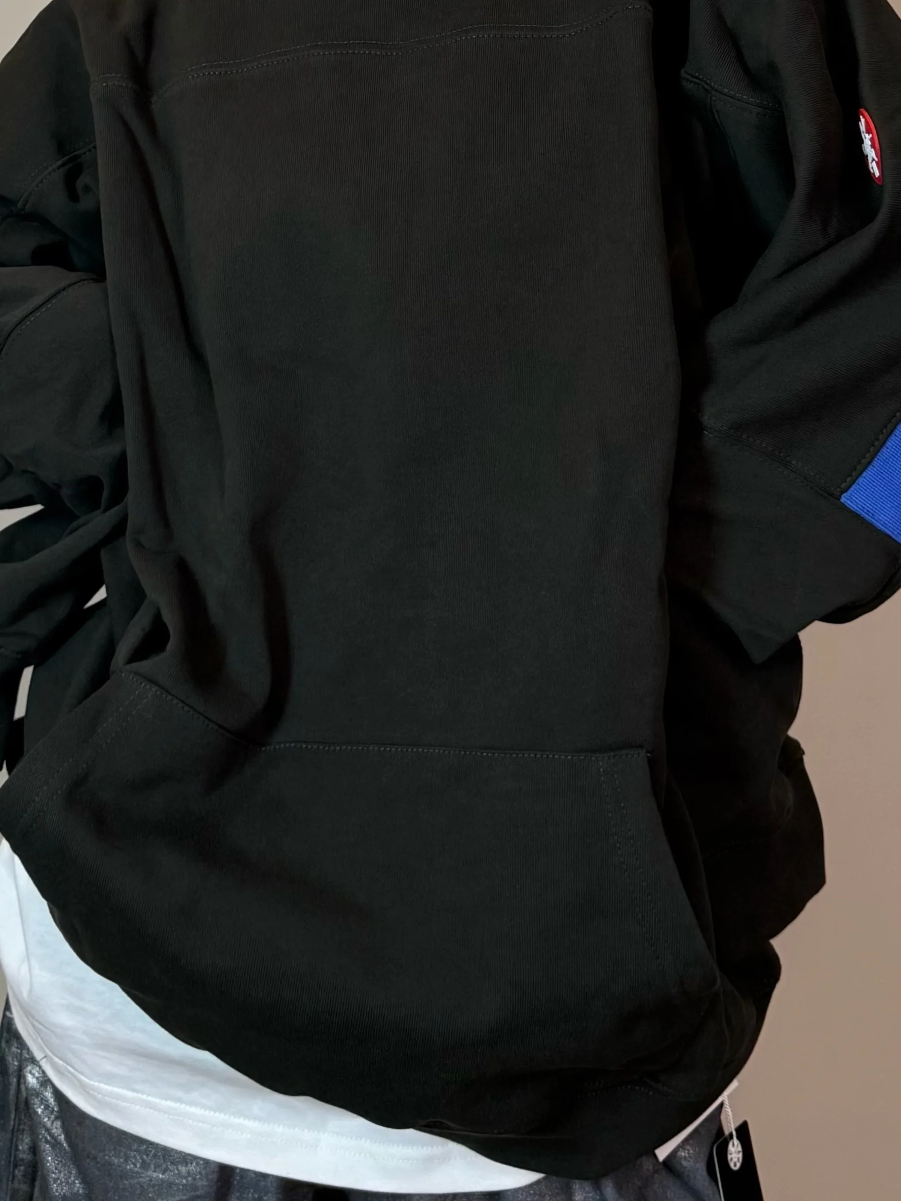 

Новая хлопковая толстовка CAVEMPT 450 г, свободный крой, осенне-зимняя, повседневная, с длинными рукавами, с капюшоном, для мужчин