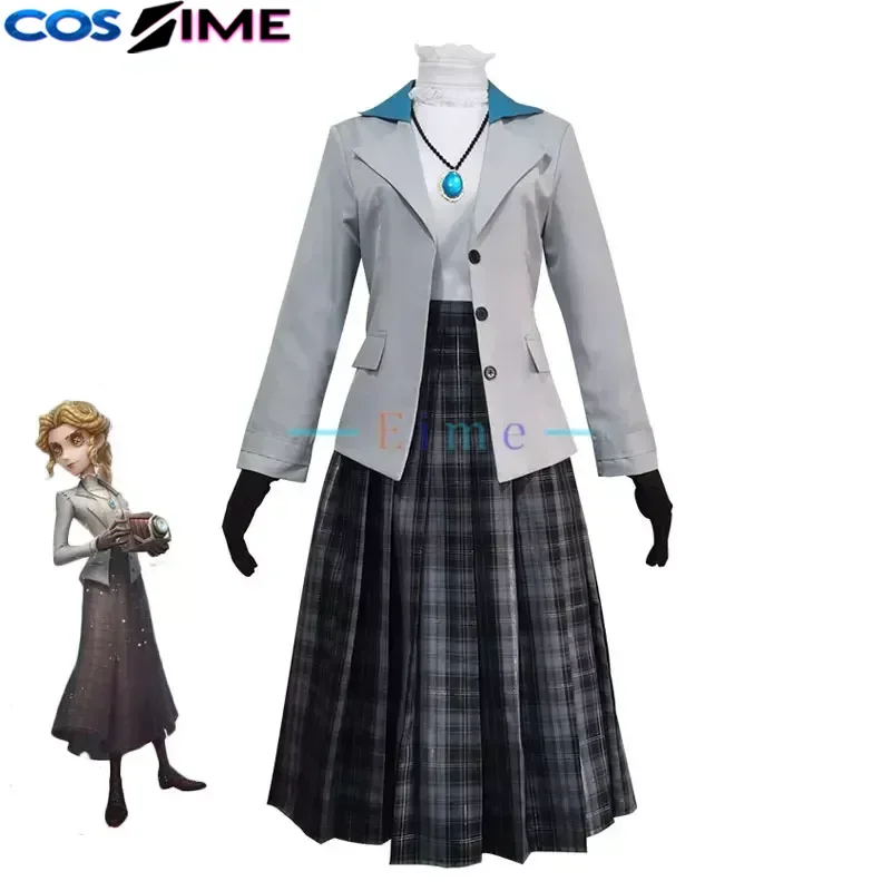 

Костюм для косплея Журналистки Алисы Дросс из игры Identity V, женское милое праздничное платье, пальто, топ, юбка, униформа на Хэллоуин, на заказ