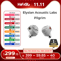 HiFiGo Elysian Acoustic Labs Pilgrim 1 LSR DD+3 Sonion BA Hybrid In-Ear Monitors Earphones with Pentaconn Ear Hi-Fi Cable