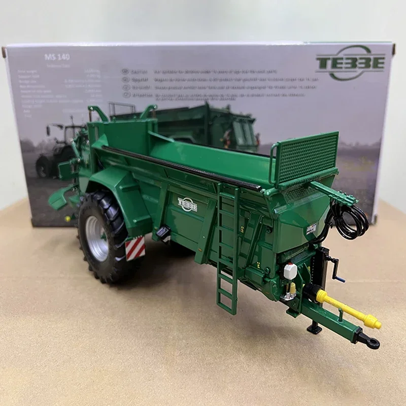 Diecast Alloy 1:32 Scale TEBBE MS 140 Fertilizer Applicator Spreader Trailer Car Model Adult Toys Classics Souvenir Gift Display