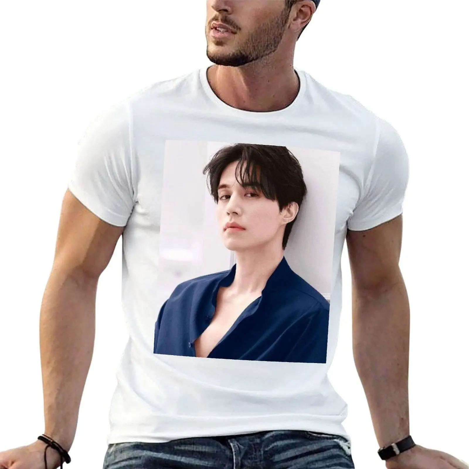 Lee Dong Wook T-Shirt man t shirt cotton man t shirts graphic man t shirt designer T-shirt