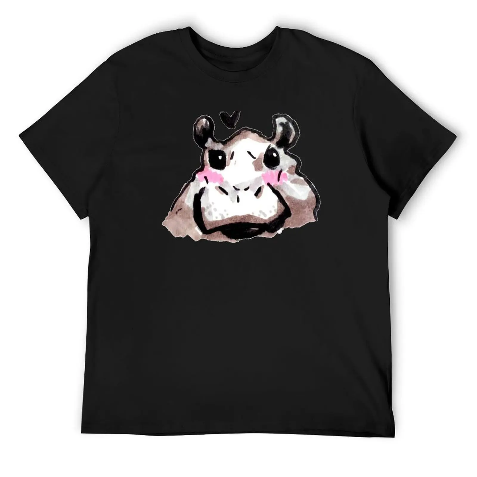 

Bby hippo T-Shirt Man t-shirt boys whites plus size tops mens t shirts casual stylish