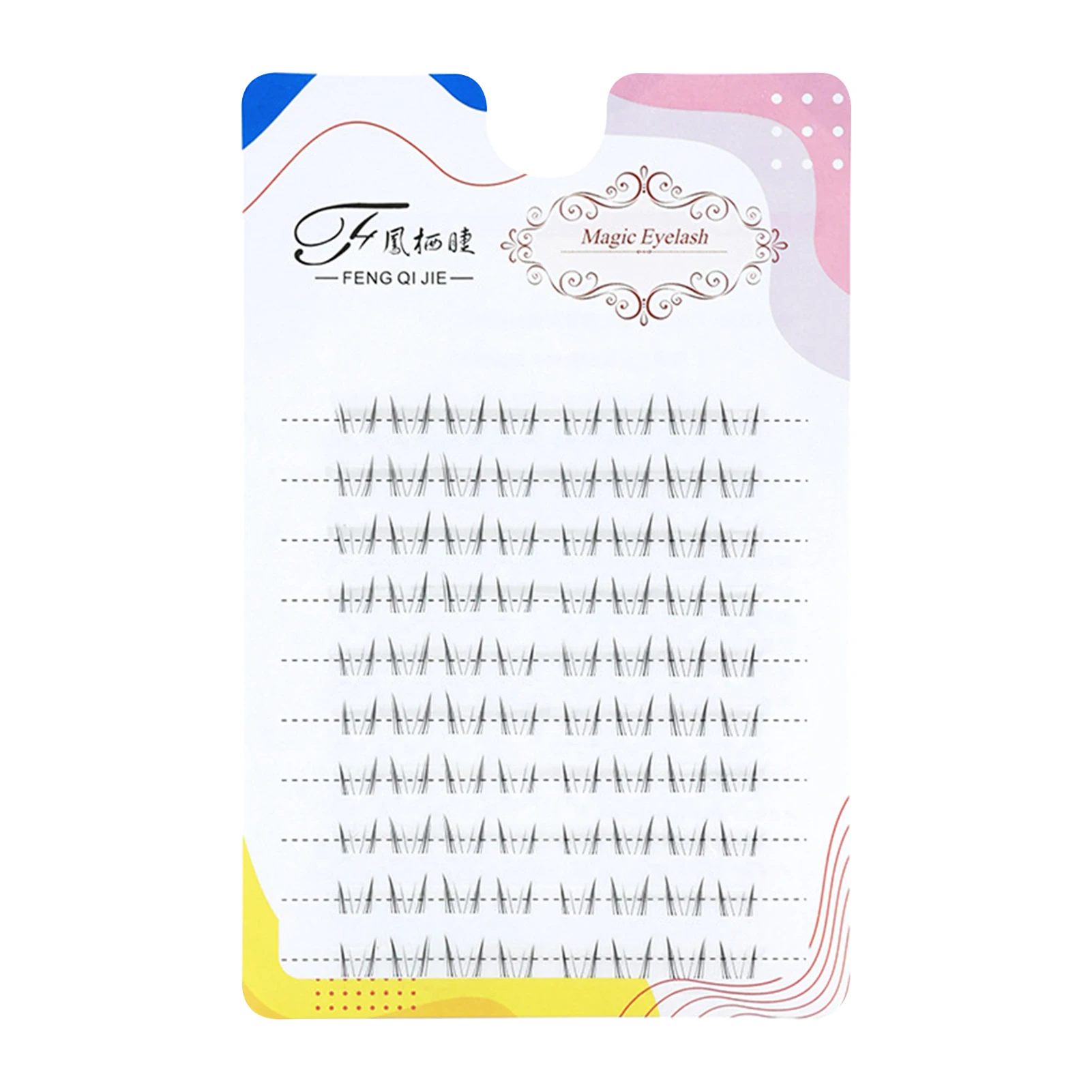 Clear Band Bottom Lash Extension 5-7mm DIY Individual under False Lashes For Acation Salons Photo Shoot