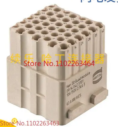 Harting Harding connector 09140423101 original genuine 7-line 42-core male module 10A