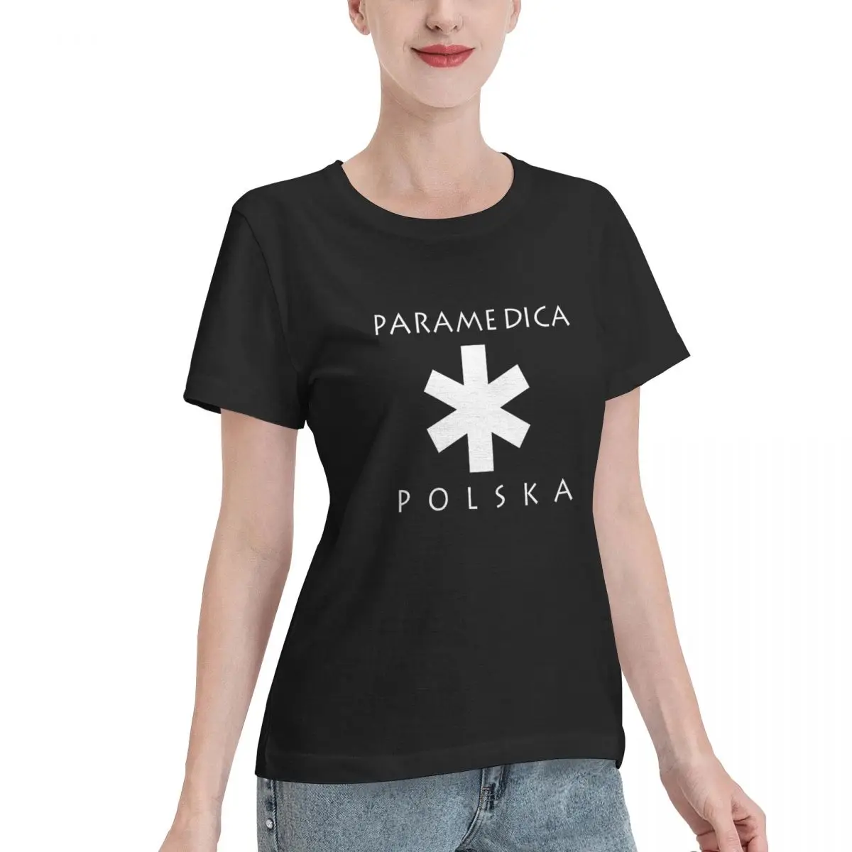 Paramedica EMT Paramedic Emergency Medical Services Tee-Shirts Cotton T-shirts Women Short Sleeve O-Neck Tops