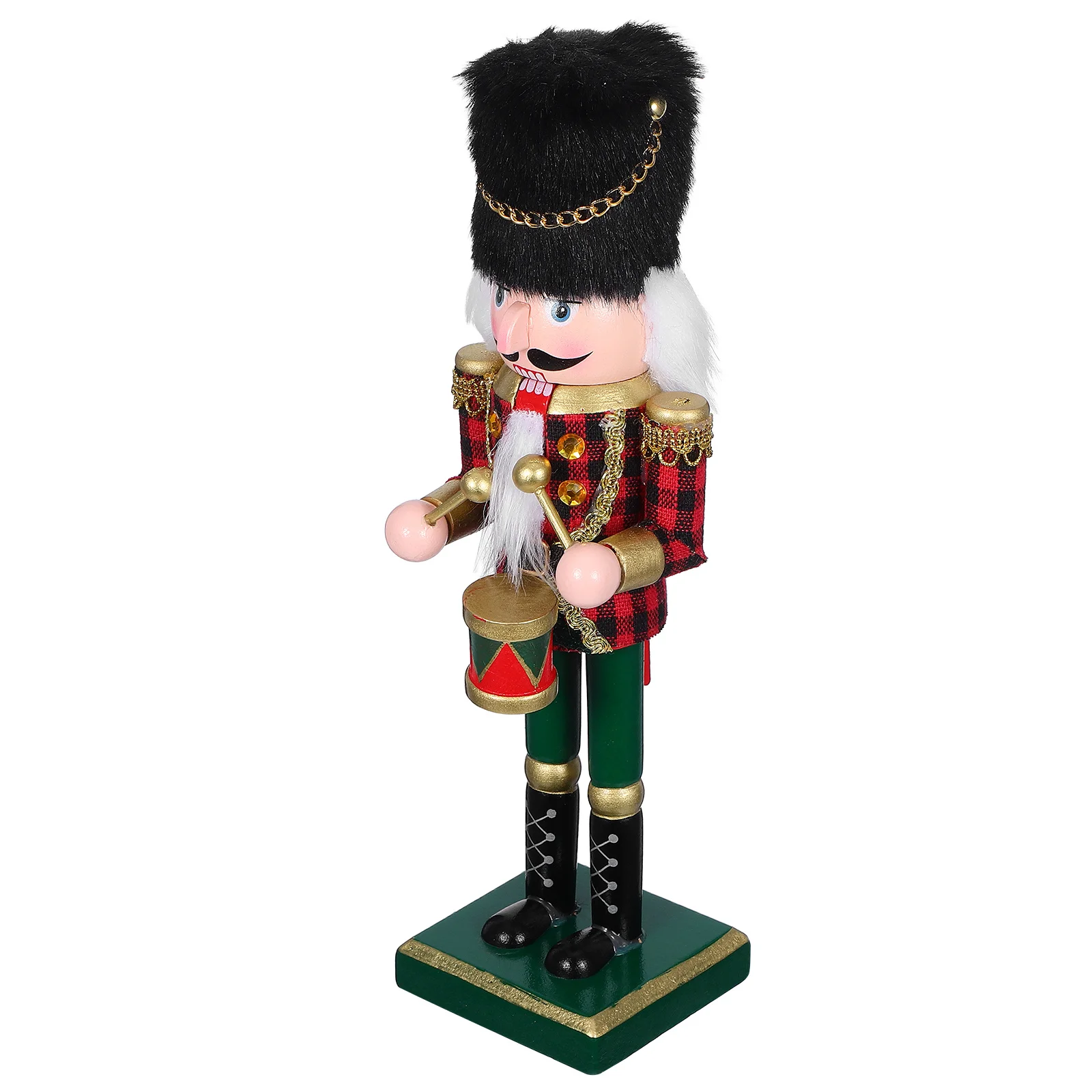 

Festive Wooden Nutcracker Soldier Decoration for Christmas Home Decor Traditional Crafted Tabletop Mantel Shelf Holiday Display