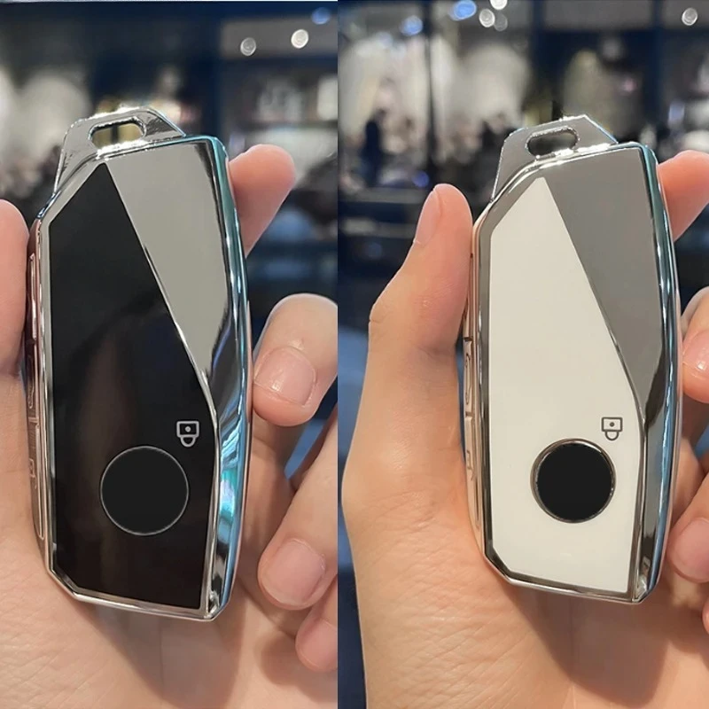 

New Car Key Case Cover Shell Fob For BMW i7 X7 G07 LCI iX I20 X1 U11 7 Series G70 G09 XM U06 G81 M3 2023 Protector Keyless