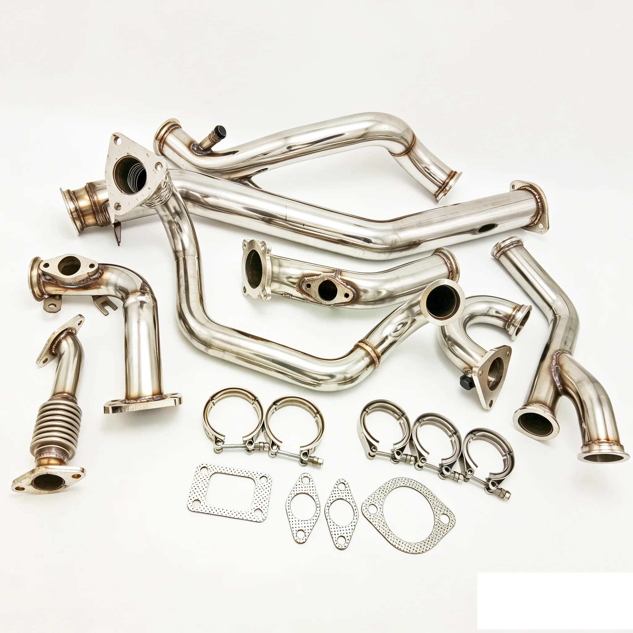 350Z 03-06 VQ35 Z33 / Infi*iti G35 3.5L Fairlady T3T4 Stainless Steel Performance DownPipe Kit