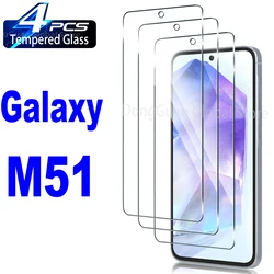 2/3/4Pcs Tempered Glass For Samsung Galaxy M51 Screen Protector Glass