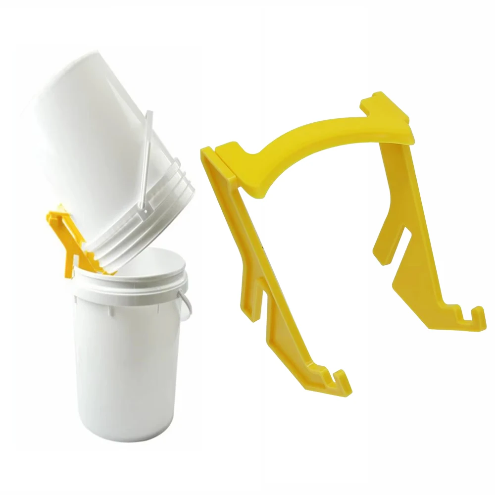 

1Pc Honey Bucket Bracket New Plastic Material Beekeeping Tool Honey Tank Honey Pail Stand Support Beekeeper Apiculture Tools