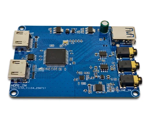 MS2131 HDMI para USB3.0 Módulo de aquisição de vídeo de alta definição Saída 4K Transmissão ao vivo Áudio de 3,5 mm