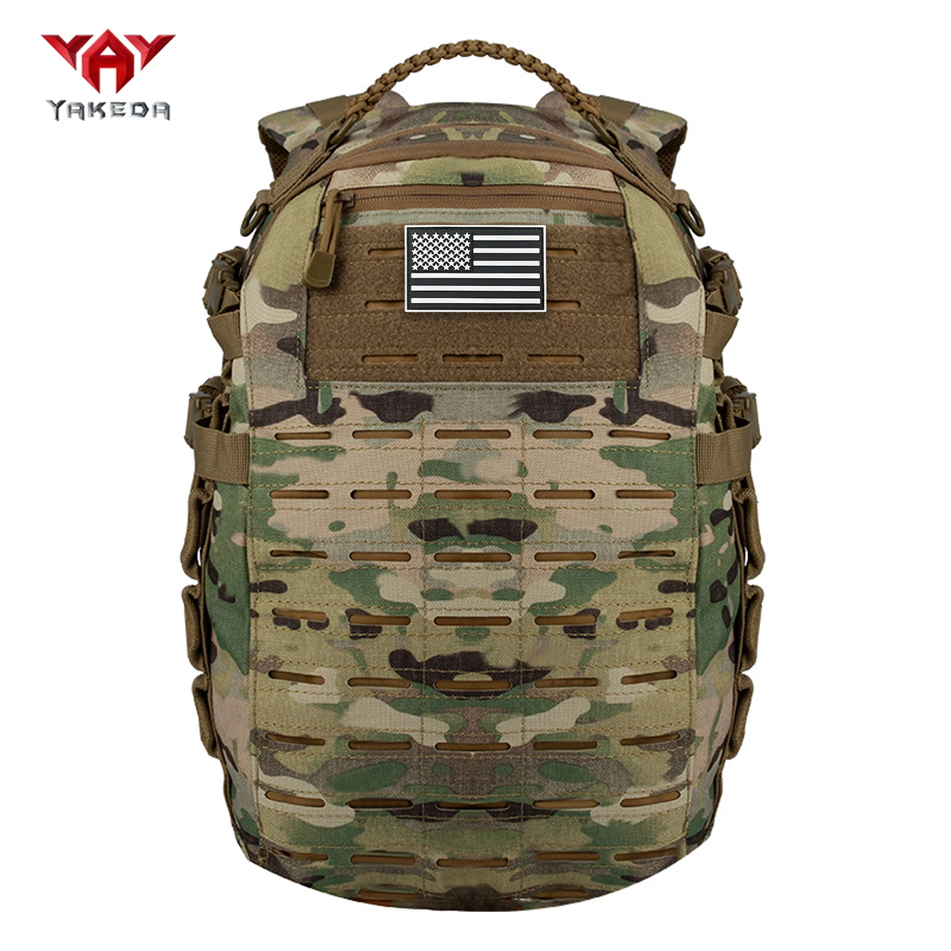 

Рюкзак YAKEDA с несколькими карманами и отделениями, подходящий для походов на открытом воздухе и кемпинга. Рюкзак Molle System.