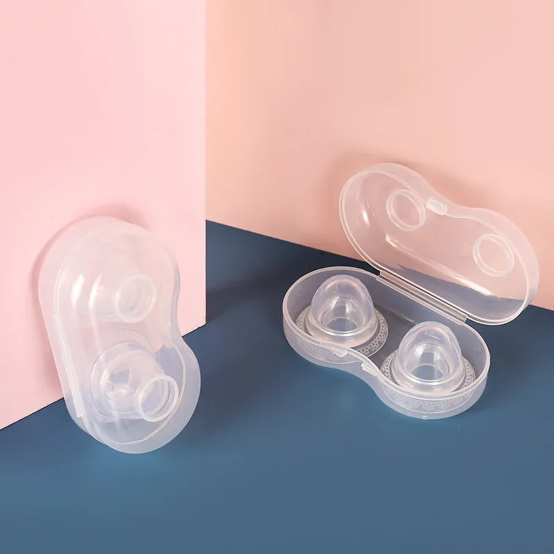 2PC Silicone Nipple Correction Niplette Nipple Shield Sucker Corrector Flat Silicone Nipplee Breast Correction Inverted Nipples