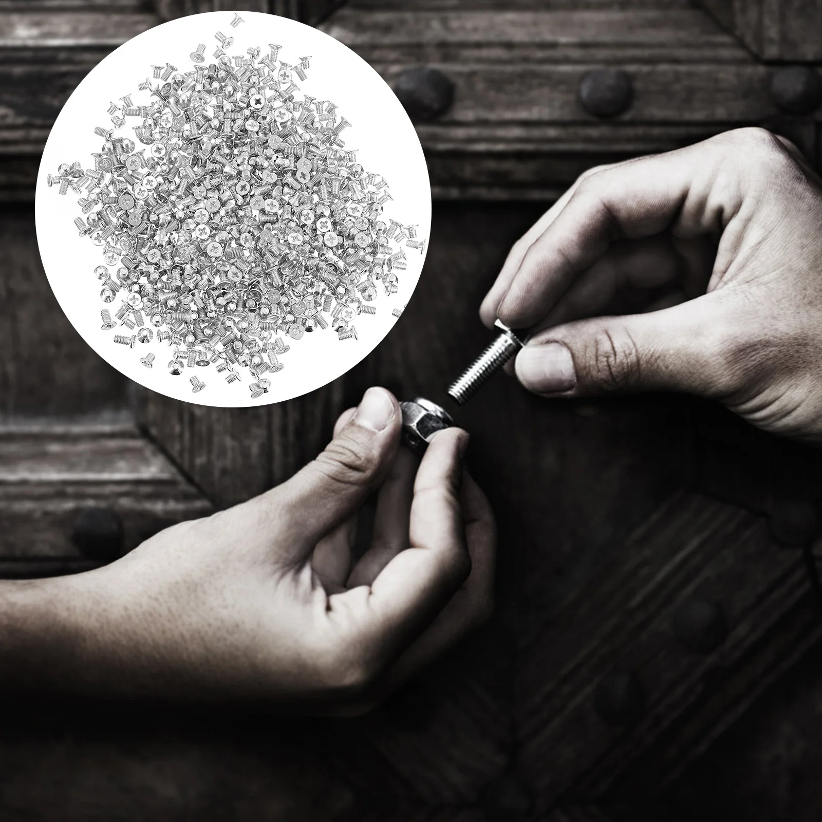 

600Pcs Wall Plate Screws Smooth Head Threaded Switch Outlet Screws Parts Replacement Covers Milled Slot Screw Accessory