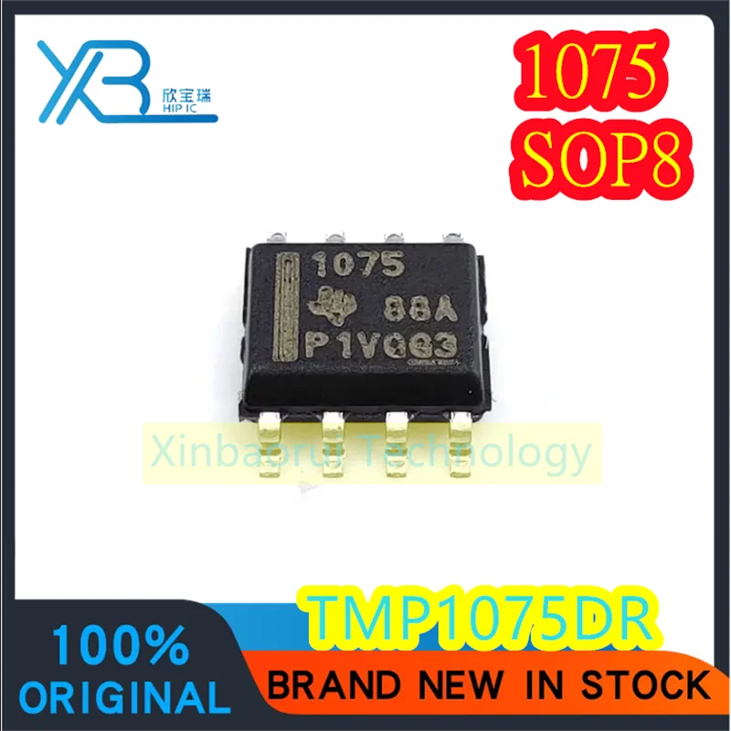 

(5/50pieces) TMP1075DR TMP1075 temperature sensor chip code 1075 SOP-8 new quality spot