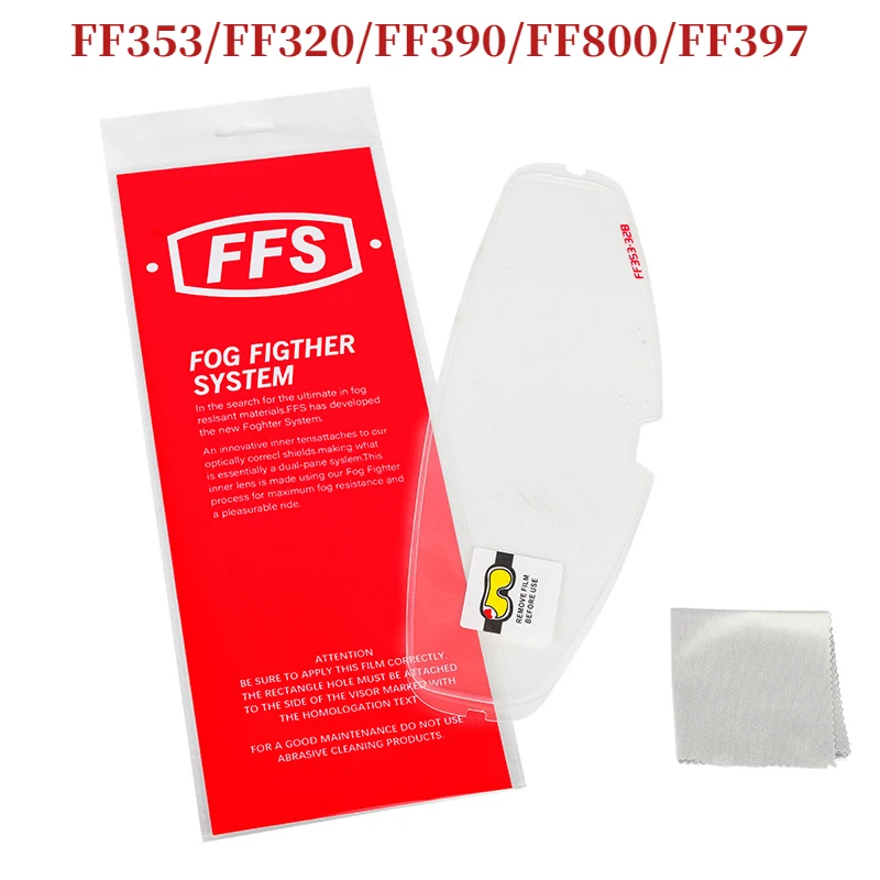 Motorcycle Helmet Lens Anti-fog Sticker Suitable for FF353/FF320/FF390/FF800/FF397 Anti-fog Film