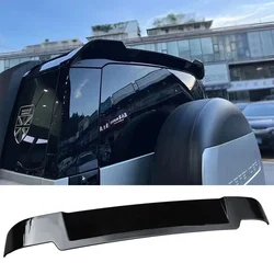 Roof Spoiler Carbon Surface Rear Trunk Wing ABS Material Tail Spoiler For Land Rover Defender 90 110 2020 2021 2022 2023 2024