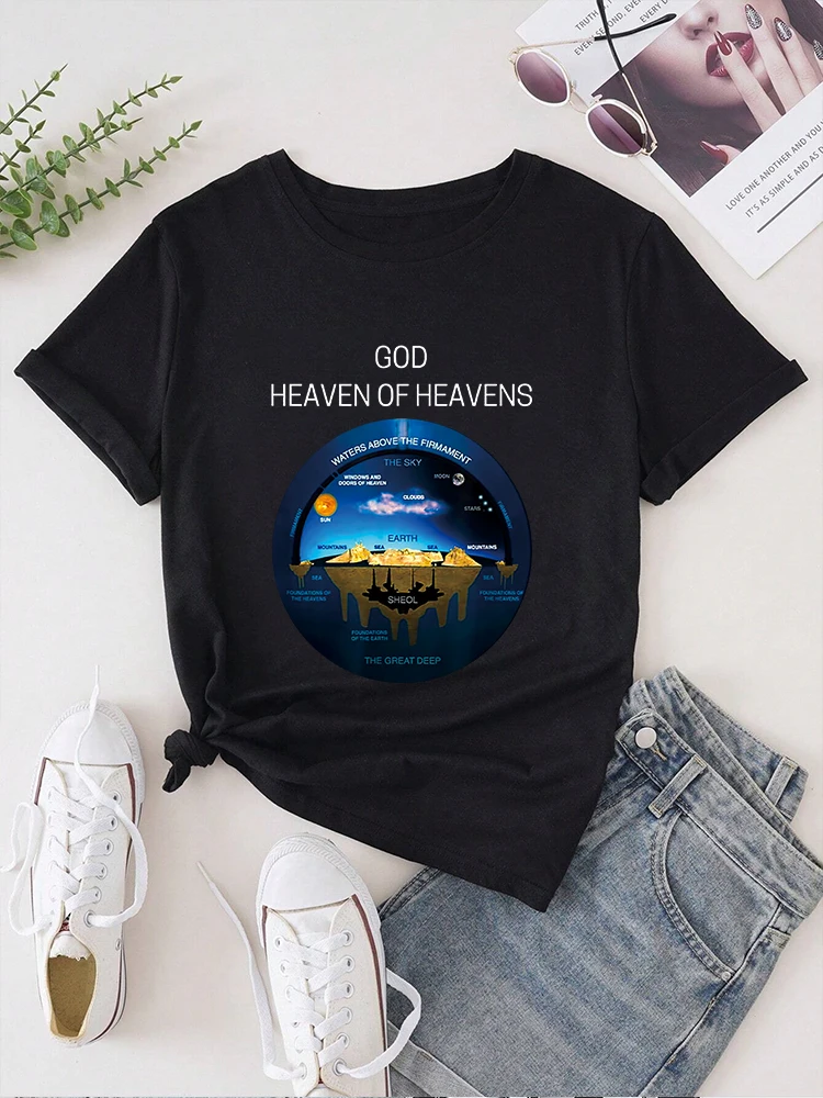 Flat Earth Print Short Sleeved Casual Women T-shirt Round Neck Women Graphical Female Summer T shirt Clothing Tee Tops