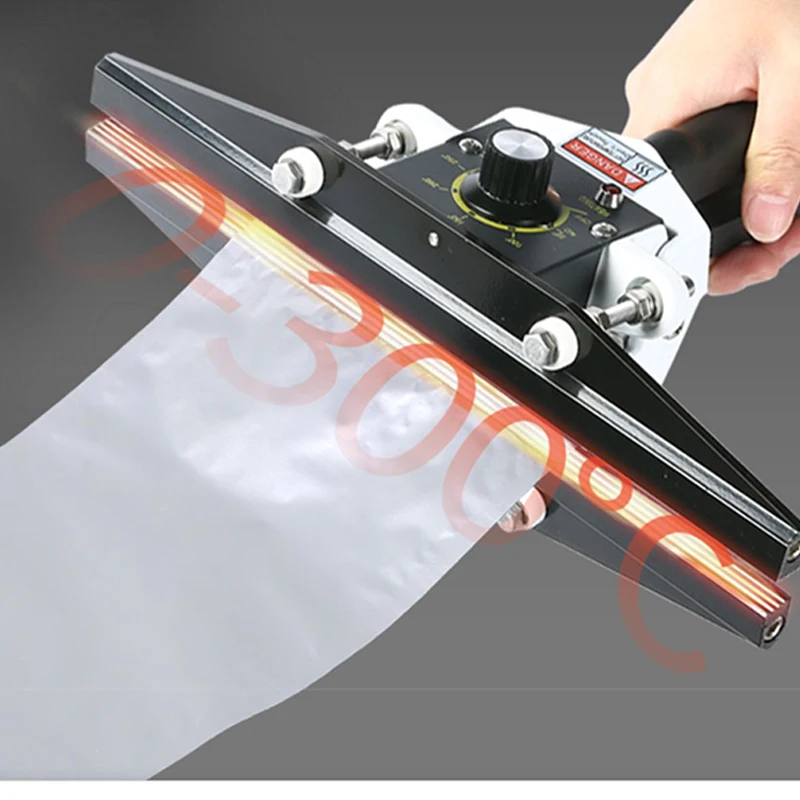 200/300/400mm Direct-heat Pliers Sealing Machine - Portable Impulse Sealer For Aluminum Film Kraft Paper Bag, Multiple Uses