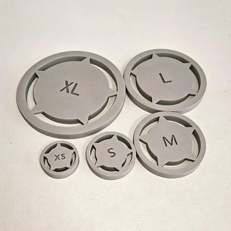 5 Tailles – Gabarit de base pour poterie – Moule léger pour anneau de poterie – Outil de découpe d'argile céramique – Fournitures de fabrication de céramique DIY