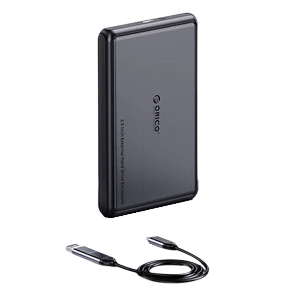 AT87-ORICO Caixa HDD externa de 2,5 polegadas SATA para gabinete de disco rígido tipo C para SSD HDD PC laptop