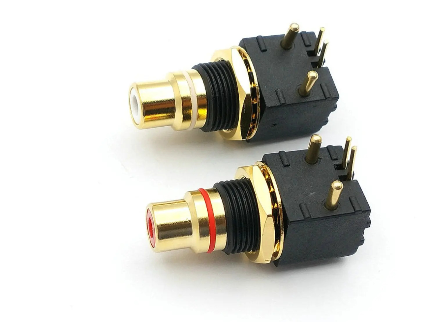 2PCS brass RCA female Socket PCB PANEL MOUNT Soldering Iron adapter