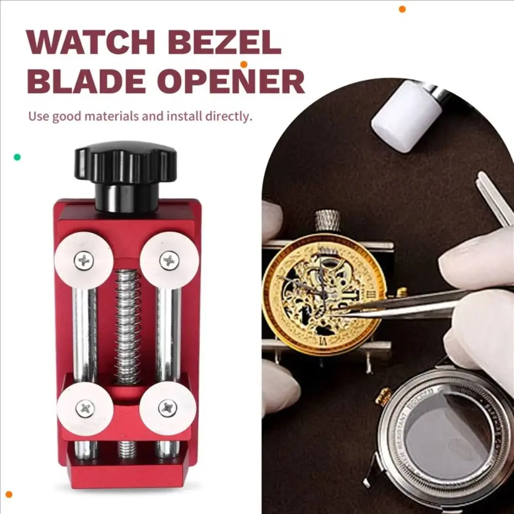 4 Round Blades Watch Bezel Opener Maintenance Tool Repair Tool Watch Back Opener Baffle Removal Case Cover Opener Bezel Remover