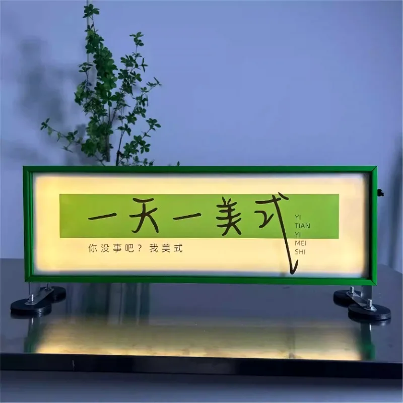 Light box billboard magnetic roof signboard movable