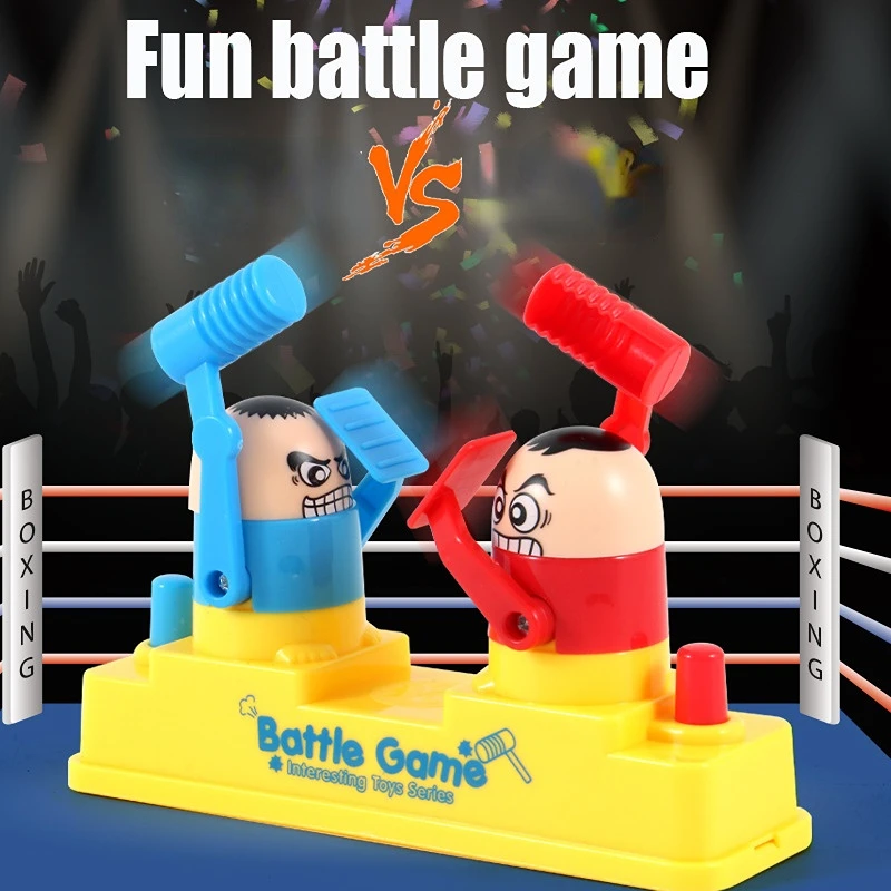 Hot Funny Practical Joke Fight Battle Antistress Toy Prank Interaction Play Table Game Toys  Gift