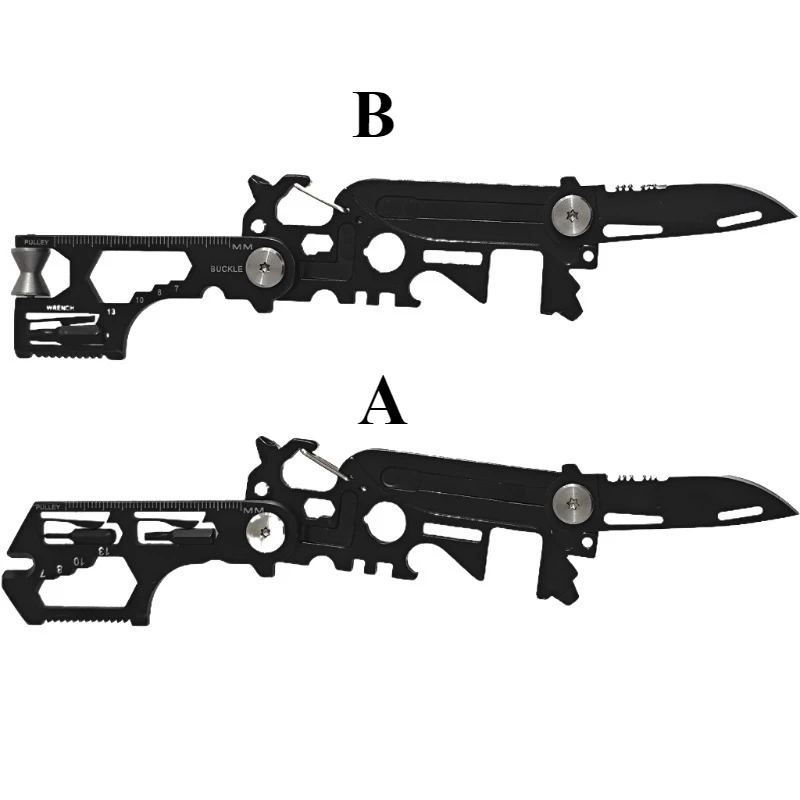 

Outdoor EDC Tool Combination Card Folding Molle Scissor Army Knife Mini Bicycle Repair Multifunctional Camping Gear Equipment