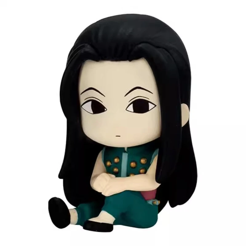 Bandai 4PCS Gashapon HUNTERxHUNTER Yellmi Zoldyck キル  пар≤ Nangル anime speelgoed voor kinderen actiefiguur geschenken collectible model ornamenten