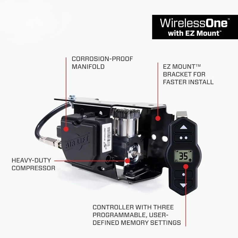 Compressore d'aria integrato WirelessOne 2a generazione + EZ Mount con app mobile - 25980EZ