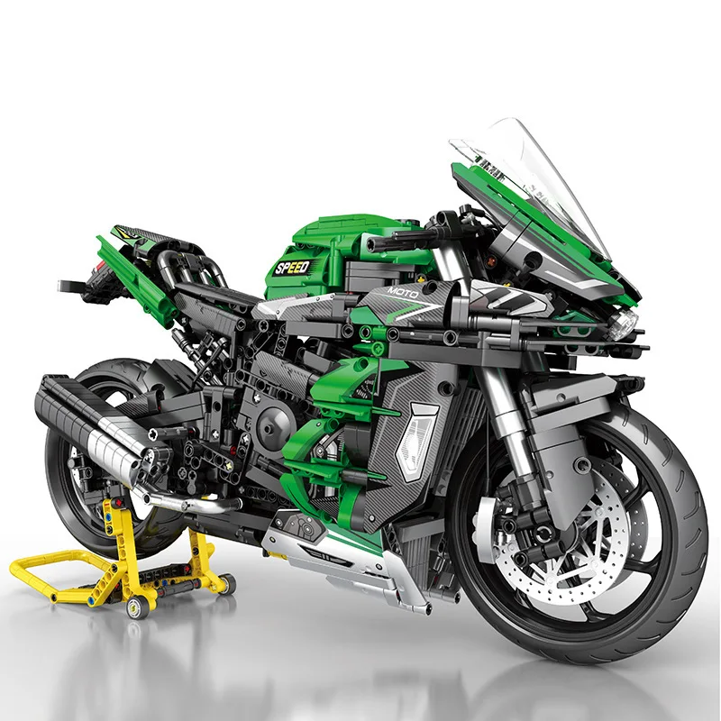 

2088PCS 570 1: 5 H2 SX SE Motorcycle Static Version Model Building Blocks RC Car Model Bricks DIY Toy Holiday Gift Birthday Gift