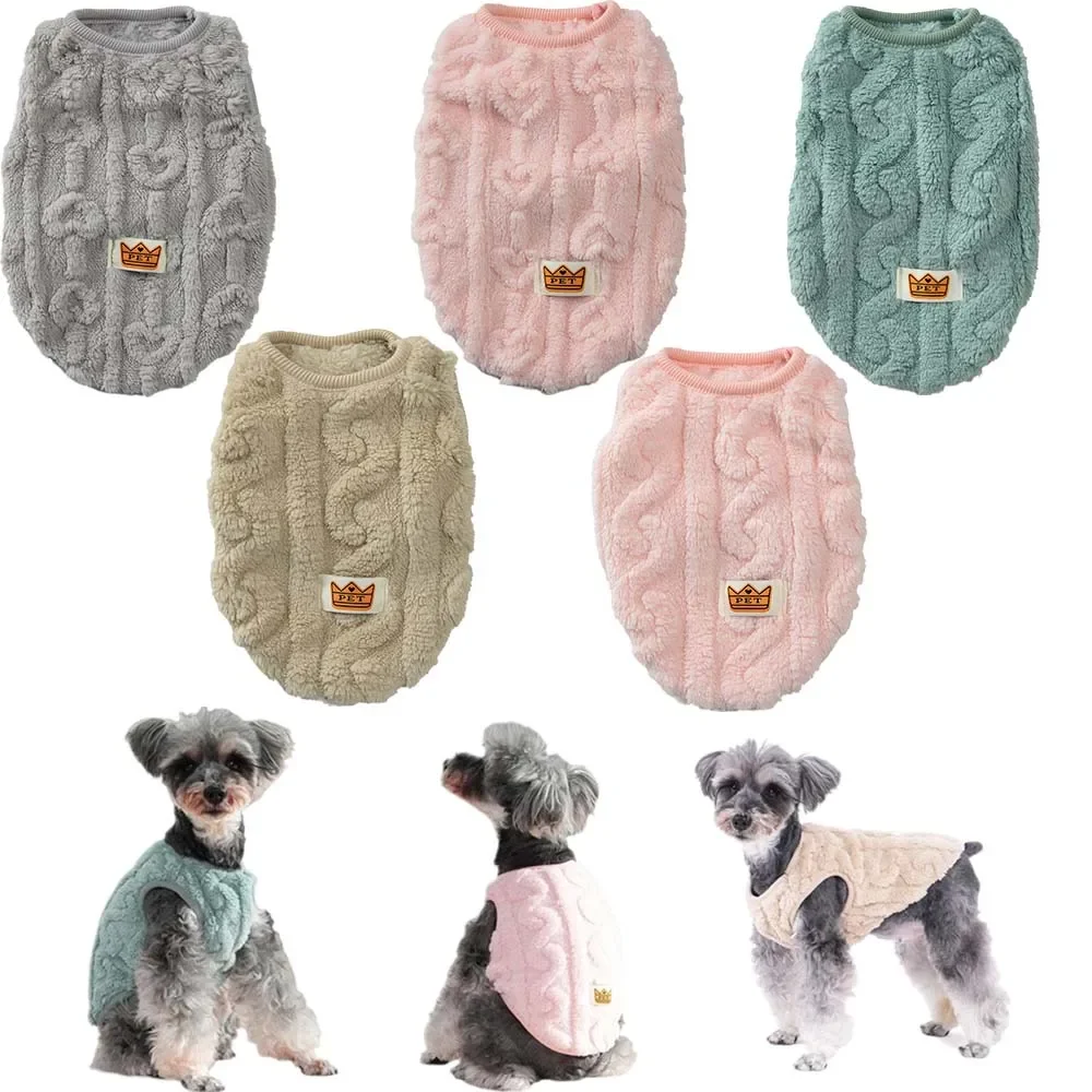 

Autumn Winter Warm Pet Cat Clothes Outdoor Soft Cozy Fleece Jacket Vest Coat Pet Chihuahua Yorkies Corgi Costume Pet Sweatshirts