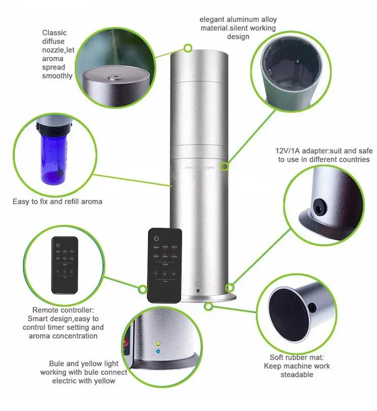 130ML aroma 360 diffusore Home Fragrance Oil diffusore profumo macchina telecomando diffusore di aromi