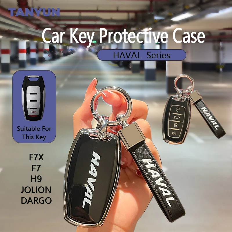 TPU car key protective case Cover for Great Wall Haval Jolion H6 H7 H9 F5 F7 F7X F7H Dargo Shell Fob Accessories