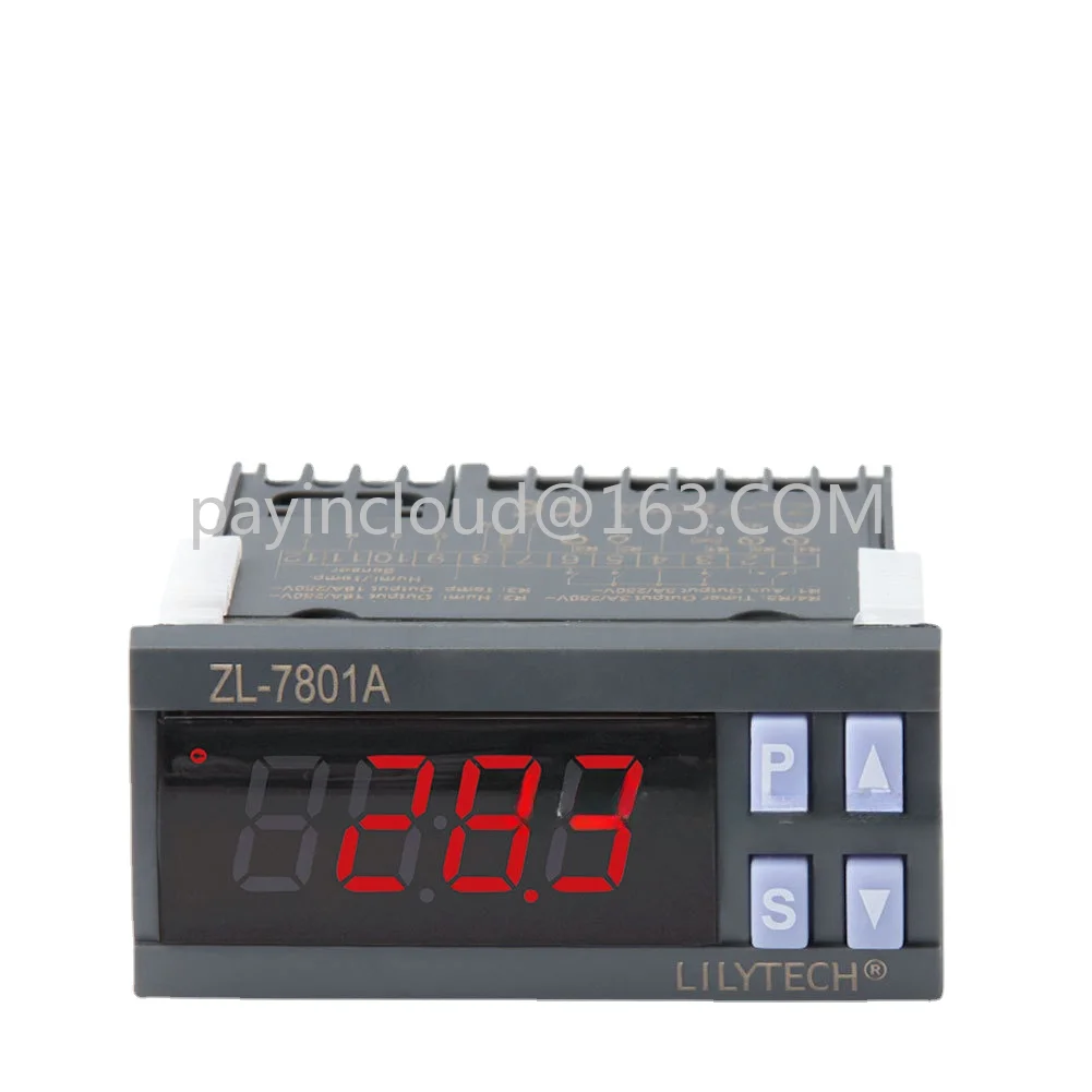 

ZL-7801A dual-output intelligent adjustable controller for temperature, humidity and temperature automatic incubator.