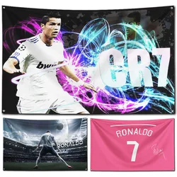 3x5 Ft C-Cristiano R-Ronaldo CR7 Flag Polyester Digital Printing Banner For Living Room or Club Tapestry Decoration