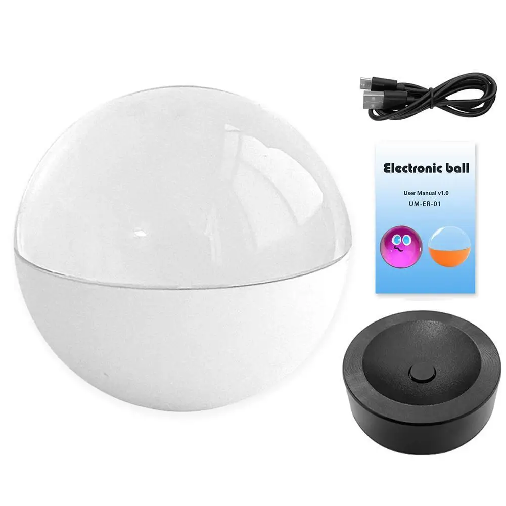 Kryształowa kula wideo 3D, sferyczny wyświetlacz pikselowy, odtwarzacz wideo 4GB, 360 stopni ° Lampa kula szklana z efektem dźwięku przestrzennego DIY, pamiątka, prezent na Boże Narodzenie — 2